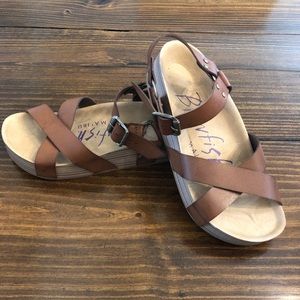 Brown sandals